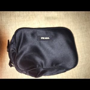 Prada Satin Makeup Bag